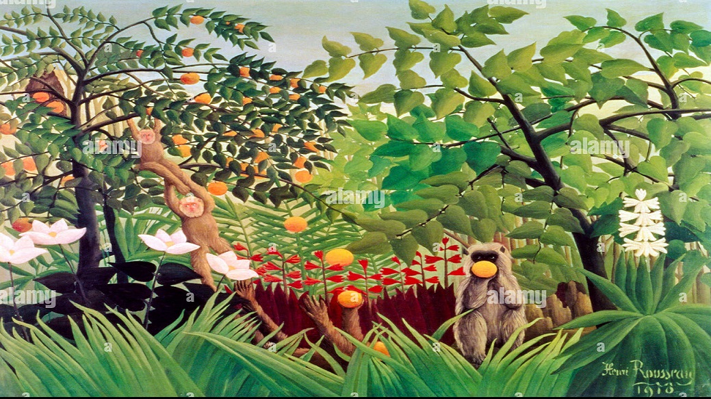 Animals painted by Henri Rousseau